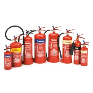 Poratble Fire Extinguishers Types